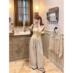 DÂU TÂY ( CÓ SẴN ) Áo Thun Nữ Trơn Cổ Tròn Basic MIEU Áo Phông Nữ 2669 Ôm Dáng Chất Thun Xước Co Giãn 7