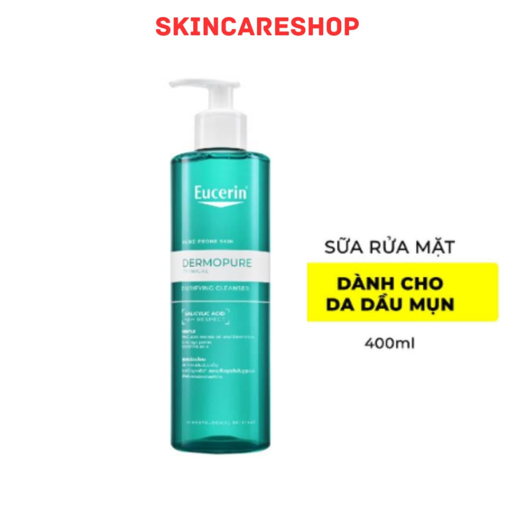 Sữa Rửa Mặt Eucerin Dermopure Clinical Purifying Cleanser 400ml