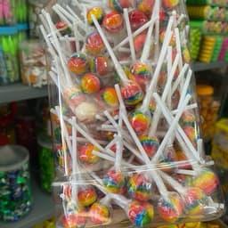 Sỉ lọ 200 que kẹo mút nhí cầu vồng siêu ngon cho bé Snack Candy Chua Ăn Vặt 5