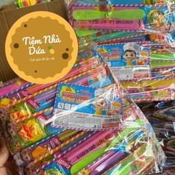 Bịch 30 thanh đồ chơi chong chóng kẹo dẻo, chong chóng kèm kẹo dẻo đồ ăn Toy Toy 1