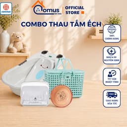 Chậu Tắm Cho Bé Việt Nhật 2203 Hình Ếch, Combo Chậu Tắm Nhựa Bền Đẹp An Toàn - DOMUS 1