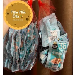 Túi 30c Thanh Cua Gấu Trắng 35, 2 màu hồng xanh, thanh cua 35 Siêu Ngon Hấp Dẫn Food Cay 3