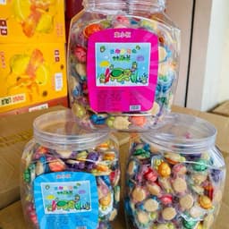Lọ gần 200 viên kẹo dẻo hình Rùa mini có nhân siro siêu ngon cho bé Chua Snack 3