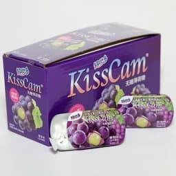 Hộp 20c Kẹo Ngậm Trái Cây Không Đường Hộp Sắt Kiss Cam Hộp Thiếc 12gr 2