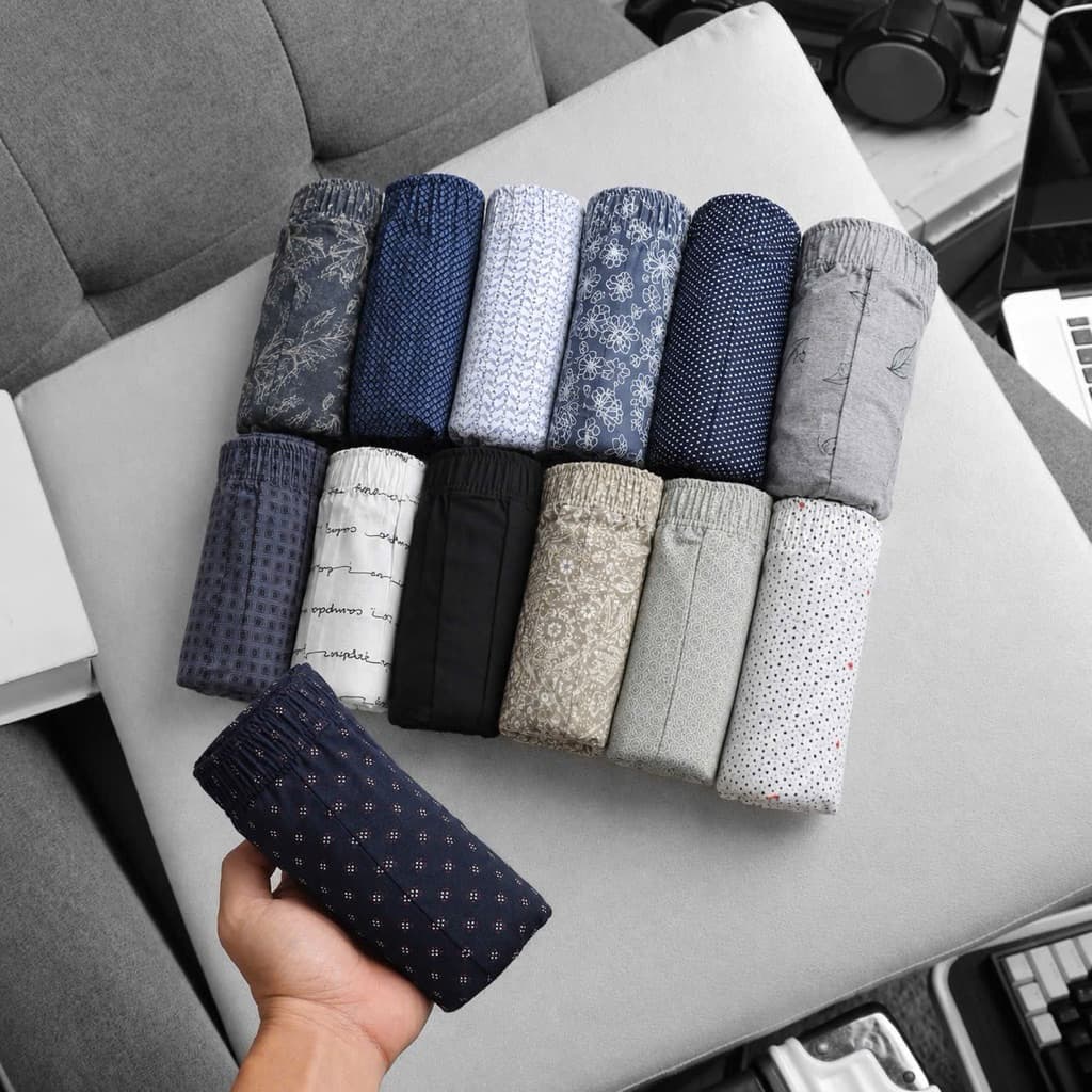 Quần đùi nam mặc nhà cotton , Quần mặc ngủ , lót đùi bigsize 90kg - 3bros Quần Ngủ