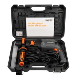 Máy khoan bê tông 3 chức năng HUKAN G1-H5, Công suất 1020w, Lực đập 3,0j - Dây điện dài 5 mét 8
