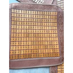 Thảm ghế trúc mắt cao cấp ,thảm ghế mà hè bộ 1m7*55 cm hai tấm vuông 55x55cm 4