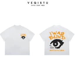 Áo thun BOXY Local Brand VEQISTU "Bray and Blind" Áo Thun Boxy Form Rộng Unisex Nam Nữ Tay Ngắn  250Gsm Cotton 4