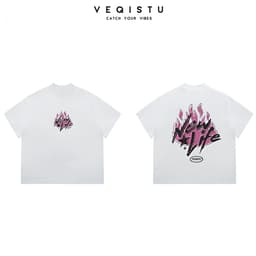 Áo thun BOXY Local Brand VEQISTU "New Life and Passionate" Áo Thun Boxy Form Rộng Unisex 250Gsm Cotton 3