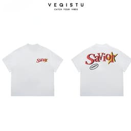 Áo thun BOXY Local Brand VEQISTU "Savior anhd God Is Bigger" Áo Thun Boxy Form Rộng Unisex 250Gsm Cotton 3