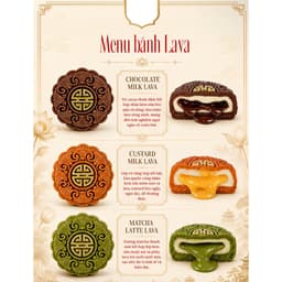 👉 TẶNG HỘP CHO ĐƠN TỪ 4 BÁNH! Bánh Trung Thu Lava 150g – Trải Nghiệm Hương Vị Tan Chảy Độc Đáo Mùa Trăng 2