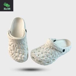 Sục kim cương nam nữ, đế thấp 2,5cm, dép đúc nguyên khối hàng loại 1 3