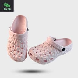 Sục kim cương nam nữ, đế thấp 2,5cm, dép đúc nguyên khối hàng loại 1 6