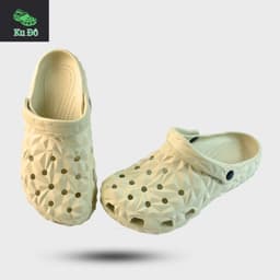 Sục kim cương nam nữ, đế thấp 2,5cm, dép đúc nguyên khối hàng loại 1 2