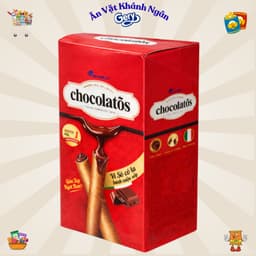 Bánh Cuộn Xốp Chocolatos Nhiều Vị (Sôcôla, Vani, Phô mai) - Hộp 24 gói - HÀNG CHÍNH HÃNG 5