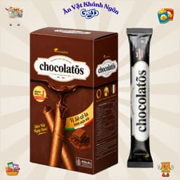 Bánh Cuộn Xốp Chocolatos Nhiều Vị (Sôcôla, Vani, Phô mai) - Hộp 24 gói - HÀNG CHÍNH HÃNG 2