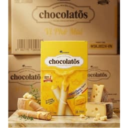 Bánh Cuộn Xốp Chocolatos Nhiều Vị (Sôcôla, Vani, Phô mai) - Hộp 24 gói - HÀNG CHÍNH HÃNG 7