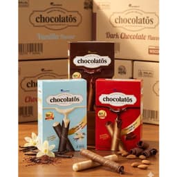 Bánh Cuộn Xốp Chocolatos Nhiều Vị (Sôcôla, Vani, Phô mai) - Hộp 24 gói - HÀNG CHÍNH HÃNG 6