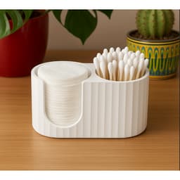 Hộp Đựng Bông Tẩy Trang Tăm Bông 3DLUXI, Giúp Bàn Trang Điểm Gọn Gàng Tiện Lợi, In Từ Nhựa PLA/PETG An Toàn 3