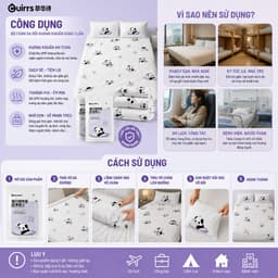 Bộ Chăn Ga Gối Dùng 1 Lần Kháng Khuẩn Cao Cấp 4 Chi Tiết Du Lịch Khách Sạn Gia Đình Công Tác 7