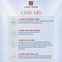 [MỞ BÁN] Áo Thun Ôm Body Cổ Tròn Bản Mới Thêu Logo JUSTDUN Chất Thun Cotton Mềm Mịn, Thoáng Mát P5 3