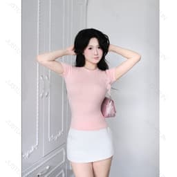 [MỞ BÁN] Áo Thun Ôm Body Cổ Tròn Bản Mới Thêu Logo JUSTDUN Chất Thun Cotton Mềm Mịn, Thoáng Mát P5 8