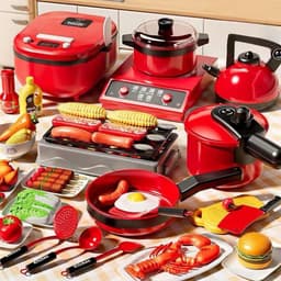 Bộ đồ chơi nấu ăn nhà bếp cho bé , Bếp sài pin aa mô phỏng âm thanh mô phỏng chân thực , giúp bé nhập vai siêu vui 5