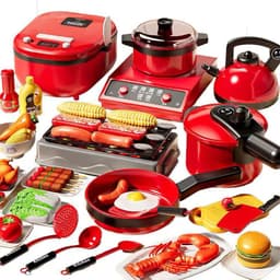 Bộ đồ chơi nấu ăn nhà bếp cho bé , Bếp sài pin aa mô phỏng âm thanh mô phỏng chân thực , giúp bé nhập vai siêu vui 4