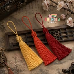 Tua Rua XOẮN ỐC Nhiều Màu - Dây Treo Quạt Cổ Trang, Đàn, Sáo, Lồng Đèn, DIY Trang Trí 1