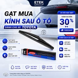 Gạt Mưa Kính Hậu (Kính Sau) xe TOYOTA, Innova, Fortuner, Yaris, Cross, Prado, Veloz, Highlander 1