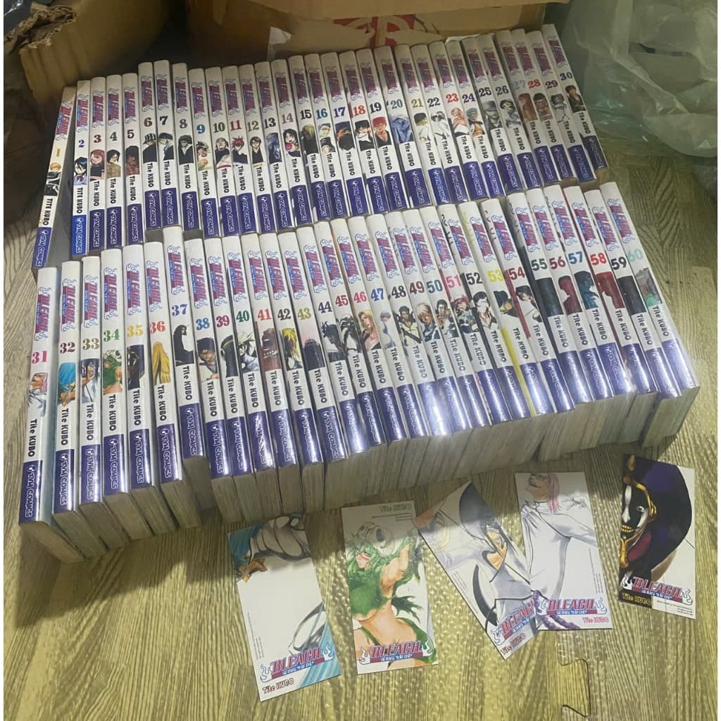 (+5bm) Full bộ 60q vở Bleach tvm Tập 1-60 kèm 5 bookmark