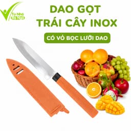 Dao Thái Thực Phẩm Inox Không Gỉ Bộ Hai Chiếc Có Vỏ Bọc Bảo Vệ Tay Cầm Chống Trơn GD162 1