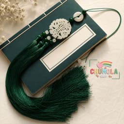 Tua Rua Treo Phong Thủy Chữ Phước Giả Ngọc 3 Đuôi - Khánh Treo Cổ Phong Thả Ba Tua Trang Trí Nhà Cửa, Xe Hơi, Quà Tặng 1