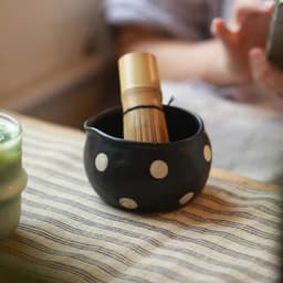 Bát matcha chawan mini gốm thủ công. Bát đánh trà matcha cỡ nhỏ chấm bi phong cách nhật bản - Majehome 7