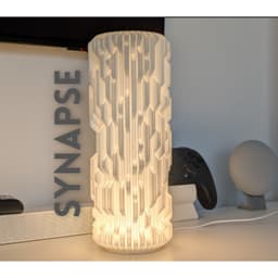 Đèn Decor Hình Cột Sóng Dạng Trụ 3DLUXI Công Nghệ In 3D Nhựa PLA/PETG Chắc Chắn, Đèn Ngủ Decor Không Gian - D05 6