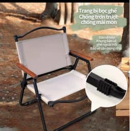 [Xả Kho] Ghế Tựa Camping Khung Nhôm Gấp Gọn, Vải Dù Cao Cấp Không Lắp Ráp Cồng Kềnh , Dể Dàng Mang Đi Dã Ngoại Du Lịch 3