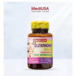 MediUSA GLUTATHIONE GOLD + C  (Hộp 60 Viên) Viên uống trắng da,mờ nám sạm da,chống lão hóa, giảm nếp nhăn 2
