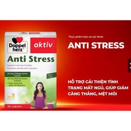 Anti Stress Doppelherz  (Hộp 30 viên) Viên uống giảm stress,hỗ trợ ngủ ngon, giảm căng thẳng, mệt mỏi, 4