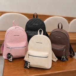 Balo Da Dập Chữ Luxury Fashion Size 40 Cao Cấp – Balo Đi Học Đi Chơi Đi Làm Nhiều Màu Đựng Vừa Laptop 14 Inch 1