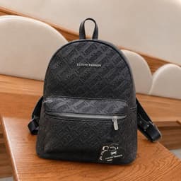 Balo Da Dập Chữ Luxury Fashion Size 40 Cao Cấp – Balo Đi Học Đi Chơi Đi Làm Nhiều Màu Đựng Vừa Laptop 14 Inch 7