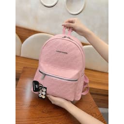 Balo Da Dập Chữ Luxury Fashion Size 40 Cao Cấp – Balo Đi Học Đi Chơi Đi Làm Nhiều Màu Đựng Vừa Laptop 14 Inch 4