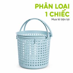 Sọt Mây Thái Trung Hokori 5125 Có Quai Cầm Nhựa PP Cao Cấp Đựng Đồ Đa Năng Tiện Lợi GD202 8
