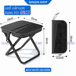 Ghế gấp gon dạng túi SUMI,Ghế gấp gọn đa năng 2