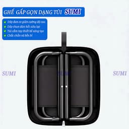 Ghế gấp gon dạng túi SUMI,Ghế gấp gọn đa năng 4
