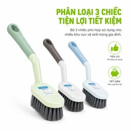Bàn Chải Chà Rửa Cán Dài Việt Nhật 5864 Nhựa PP Cao Cấp Tay Cầm Chắc Chắn Dễ Sử Dụng GD204 9
