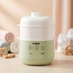 (TẶNG QUÀ) Nồi Nấu Chậm GROPA 1L 9 Chế Độ Thông Minh - Nấu Cháo, Hầm, Ninh Lõi Gốm Giữ Nhiệt Lâu, BH 12 Tháng 5