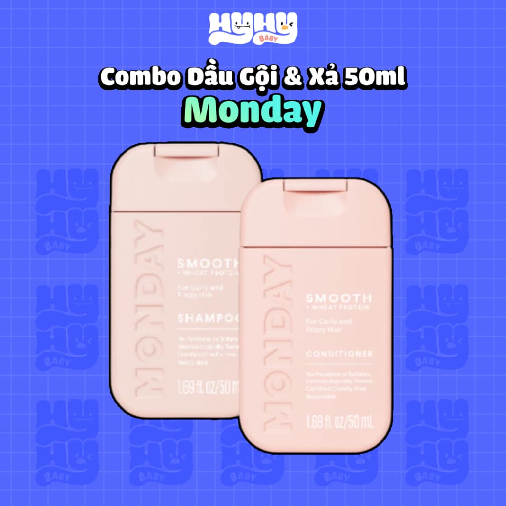 [Quà Tặng Không Bán] Dầu Gội & Dầu Xả MONDAY 50ml
