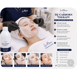 Bộ Mặt Nạ Co2 La Monee - CO2 DJ Carborn Therapy Thải Độc ,Làm Sạch Sâu, Căng Bóng, Se Khít Lcl 500ml Gel + 35 Miếng Mask 2