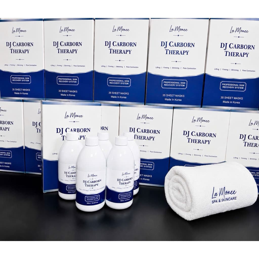 (Tách Set Dùng Thử ) Mặt nạ Co2 La Monee - CO2 DJ Carborn Therapy Thải Độc , Làm Sạch Sâu, Căng Bóng, Se Khít Lcl