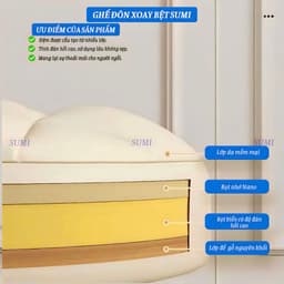 Ghế đôn xoay bệt SUMI , ghế đôn đa năng tiện lợi 9